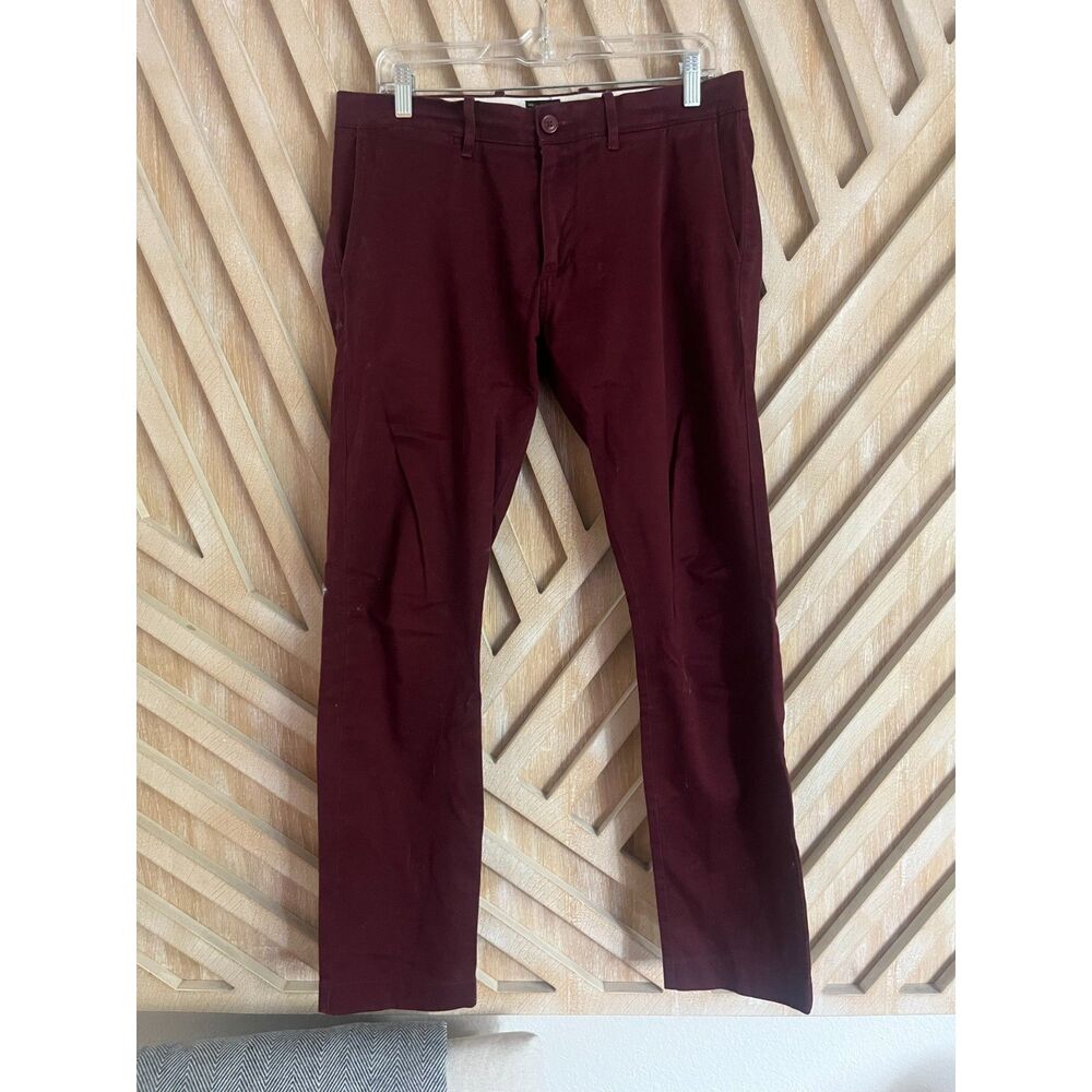 J.Crew Maroon Stretch 770 Chinos